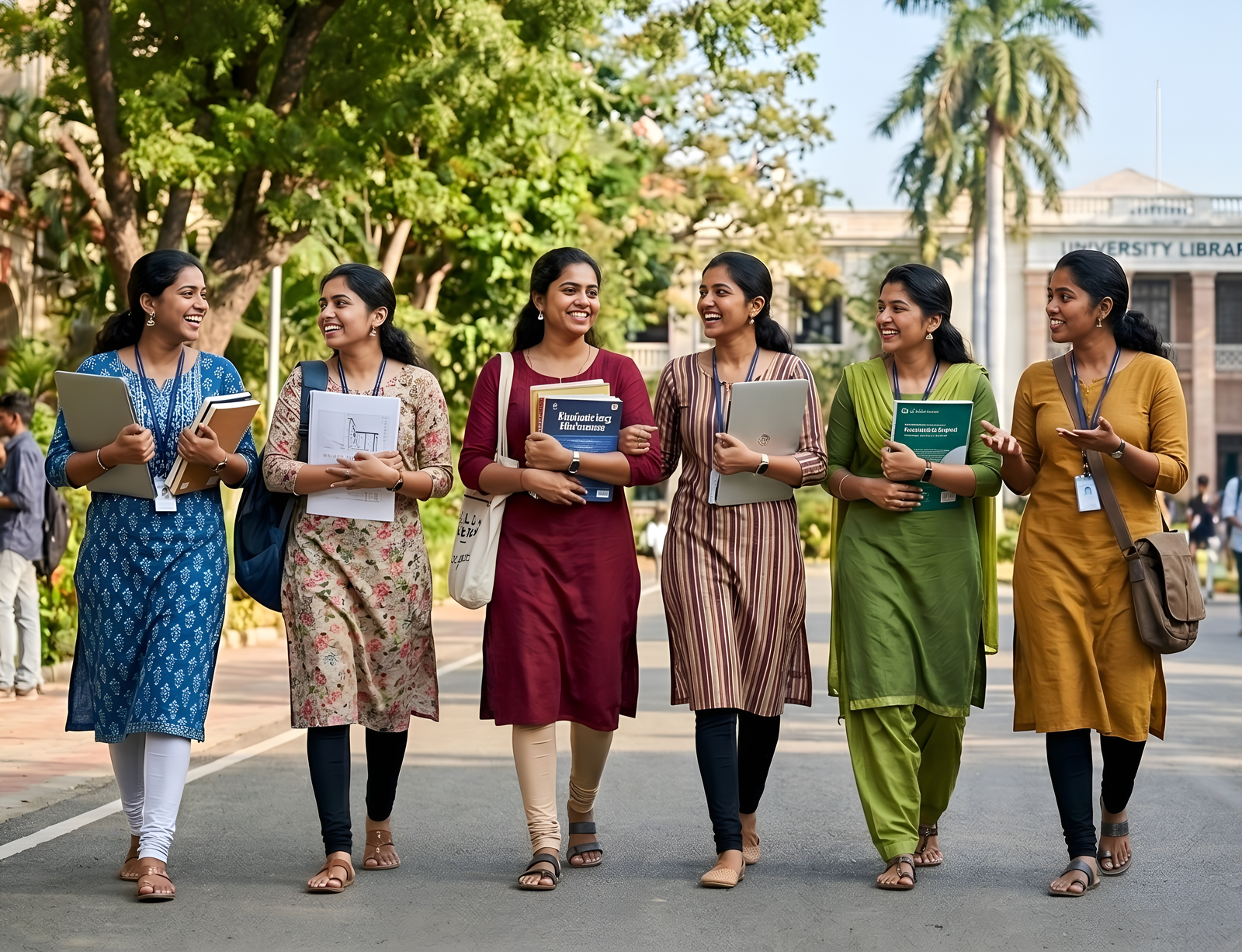Girls we support through the Merit Scholarship